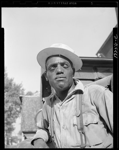 Washington, D.C. Laborer listening to instructions being given by a section foreman
