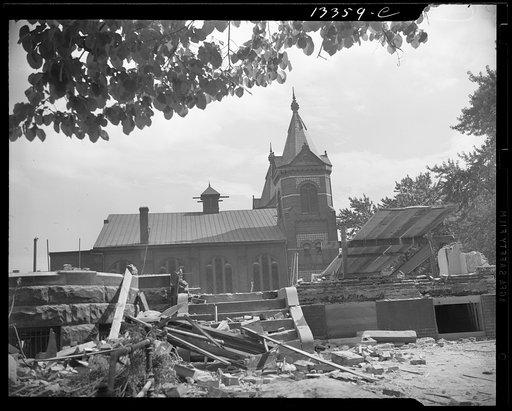 Washington, D.C. Buildings being torn down on Independence Avenue to make space for government housing