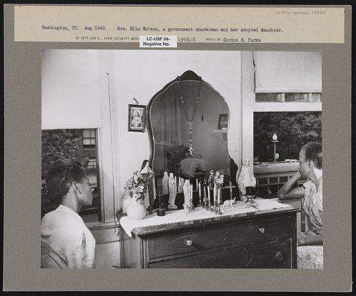 Washington, D.C. Mrs. Ella Watson, a government charwoman and her adopted daughter