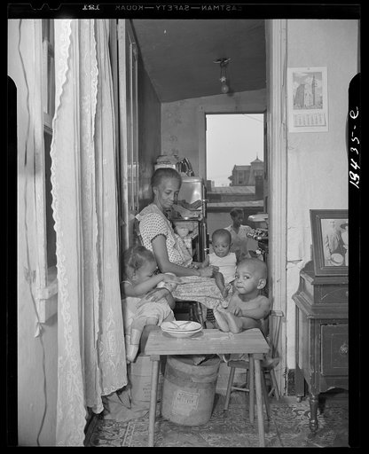 Washington, D.C. Mrs. Ella Watson, a government charwoman and her grandchildren