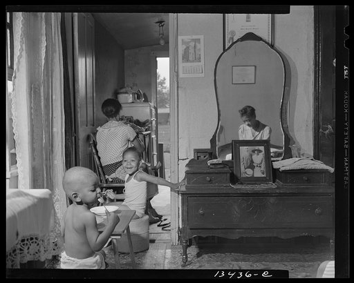 Washington, D.C. Mrs. Ella Watson, a government charwoman and her grandchildren