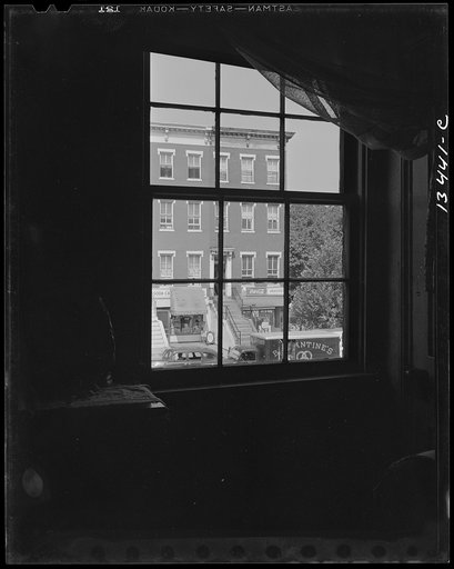 Washington, D.C. View from the bedroom window of Mrs. Ella Watson, a government worker