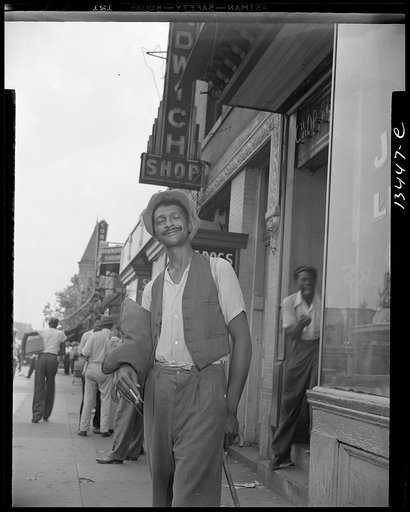 Washington, D.C. Panhandler on 7th Street, N.W.