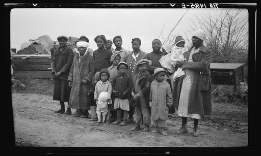 Families of evicted sharecroppers on the Dibble plantation. Parkin (vicinity), Arkansas