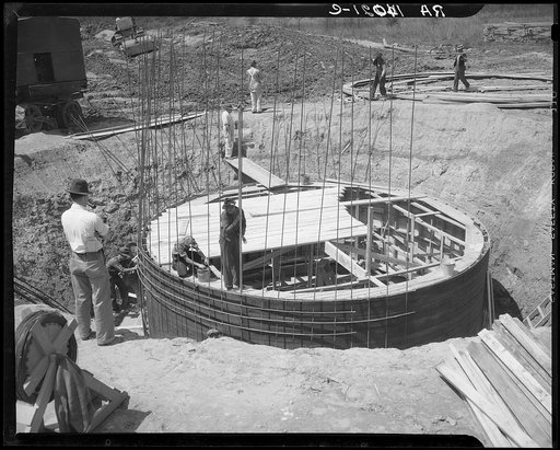 View of an acid pit. Berwyn, Maryland