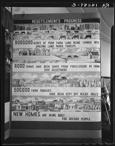 Pictograph at the side of the mural at the San Diego Exposition