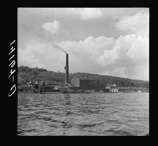 Salt plant on Seneca Lake. Watkins Glen, New York