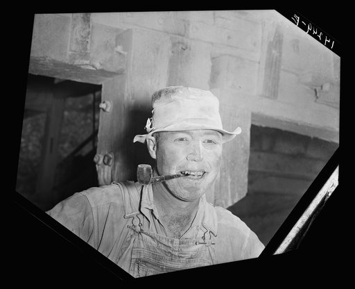 Crusher man. Anna Stone Quarry, Anna, Illinois