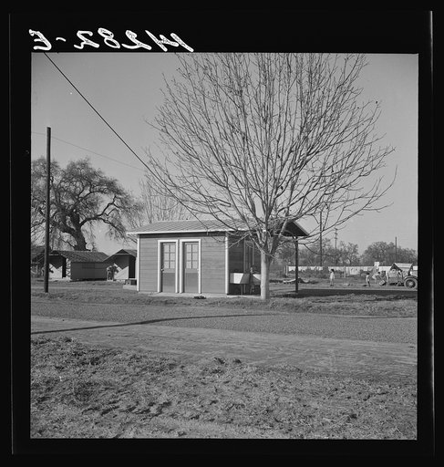 Isolation building. Migratory labor camp. Visalia, California