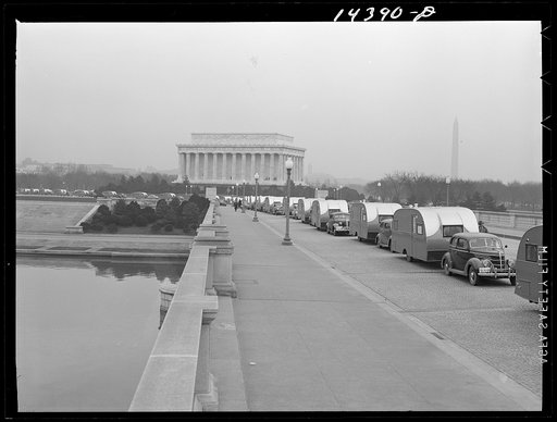 Farm Security Administration trailers. Washington, D.C.