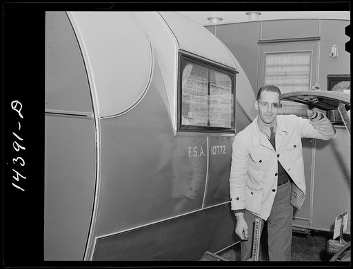 Driver of Farm Security Administration trailer. Washington. D.C.