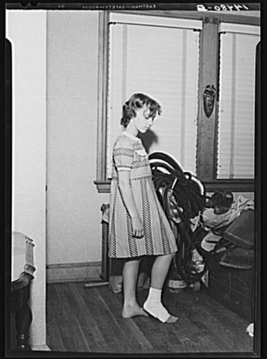 Child with injured foot. Washington, D.C.