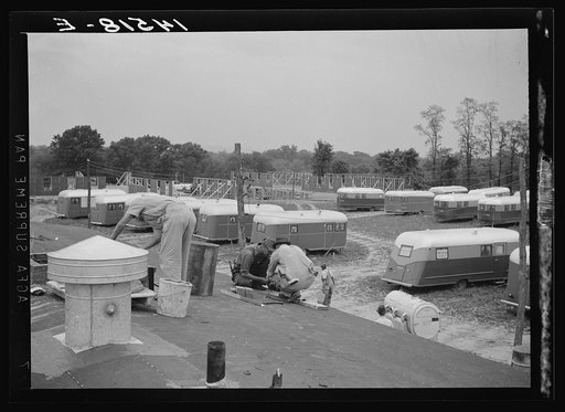 Trailer camp for defense workers at Vultee Aircraft Plant. Nashville, Tennessee