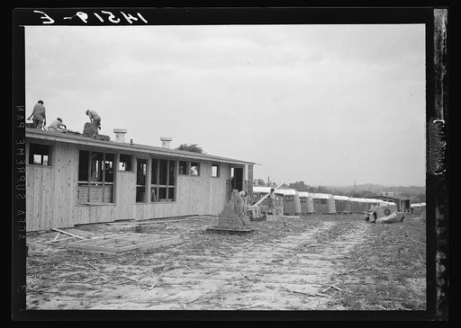 Trailer camp for defense workers at Vultee Aircraft Plant. Nashville, Tennessee