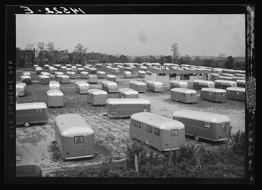 Trailer camp for defense workers of the Vultee Aircraft Plant. Nashville, Tennessee