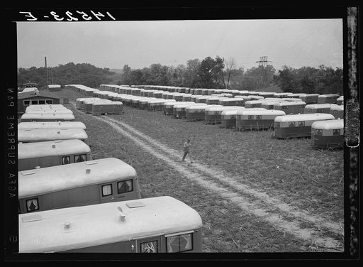 Trailer camp for defense workers of the Vultee Aircraft Plant. Nashville, Tennessee
