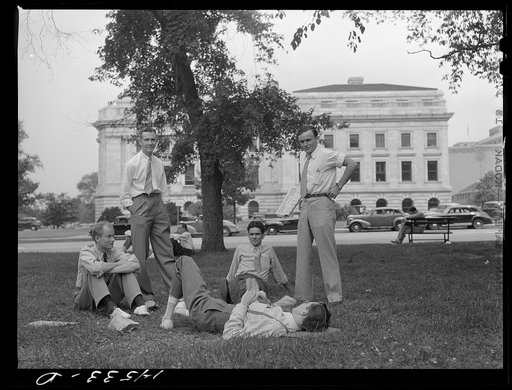 Lunch hour for government employees. Washington, D.C.