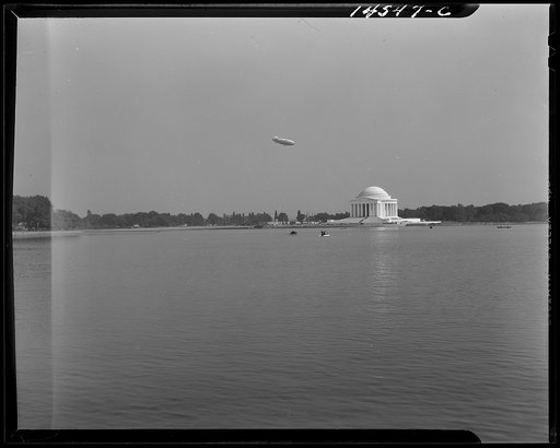 Jefferson Memorial looking across Tidal Basin. Washington, D.C.