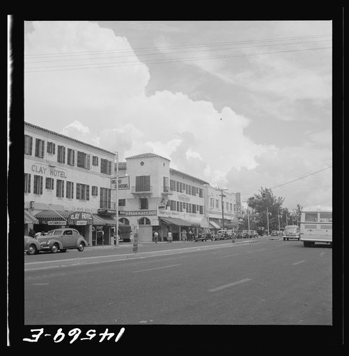 Washington Boulevard, shopping district in Miami Beach, Florida