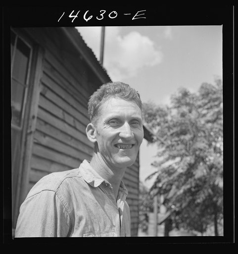 I can make my crop money for next year in a month, said John Fields, tenant living on a small farm seven miles out of town. Farm labor in this section, until 1940, received from sixty cents to one dollar a day, working from sunup to sundown. He works as a carpenter or common laborer. Childersburg, A