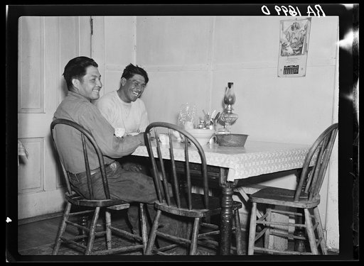 Indians of the Geroninio tribe who have the highest standard of living on the Mescalero Reservation, New Mexico