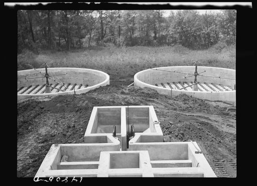 Hightstown, New Jersey. Progress photograph taken during construction of the Jersey homesteads, a U.S. Resettlement Administration project