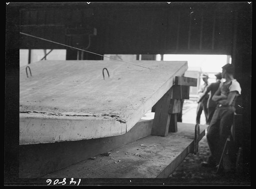 Hightstown, New Jersey. Progress photograph taken during construction of the Jersey homesteads, a U.S. Resettlement Administration project