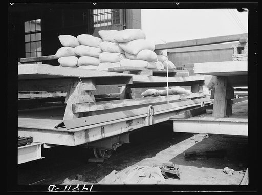 Hightstown, New Jersey. Progress photograph taken during construction of the Jersey homesteads, a U.S. Resettlement Administration project