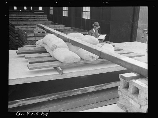 Hightstown, New Jersey. Progress photograph taken during construction of the Jersey homesteads, a U.S. Resettlement Administration project