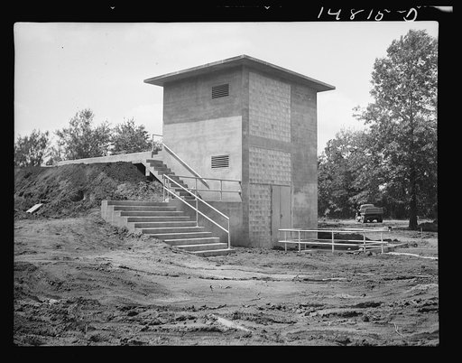 Hightstown, New Jersey. Progress photograph taken during construction of the Jersey homesteads, a U.S. Resettlement Administration project