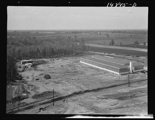 Hightstown, New Jersey. Progress photograph taken during construction of the Jersey homesteads, a U.S. Resettlement Administration project