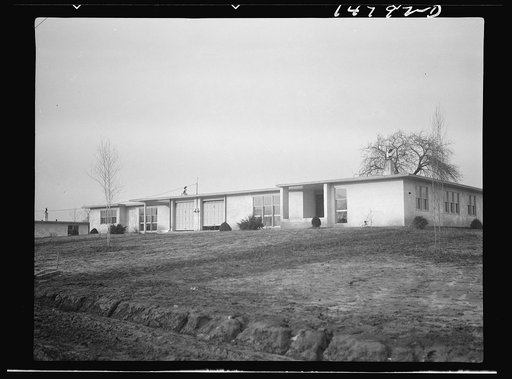 Hightstown, New Jersey. Progress photograph taken during construction of the Jersey homesteads, a U.S. Resettlement Administration project