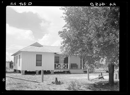 Untitled photo, possibly related to: Home in Irwinville farms, a U.S. Resettlement Administration project, near Irwinville, Ga.