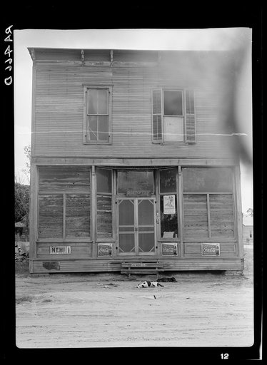Untitled photo, possibly related to: Post office at Irwinville, abandoned county seat of Irwin County, Georgia