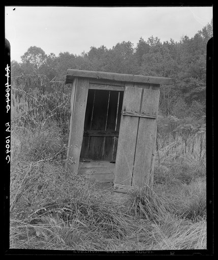 Brown County, Indiana. Rural privy