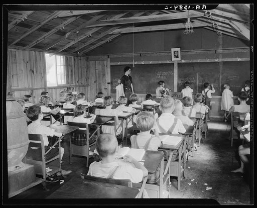 Untitled photo, possibly related to: School. Red House, West Virginia