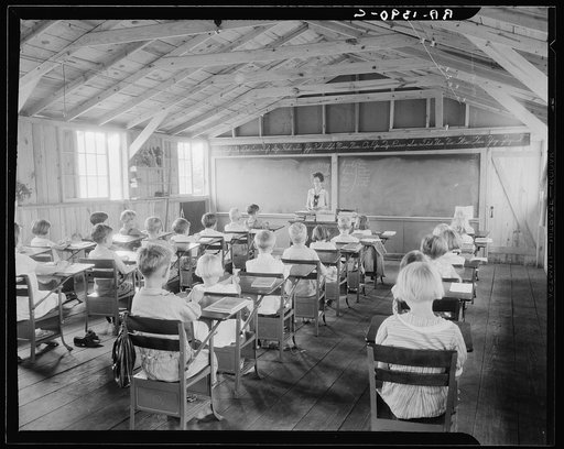 Untitled photo, possibly related to: School. Red House, West Virginia