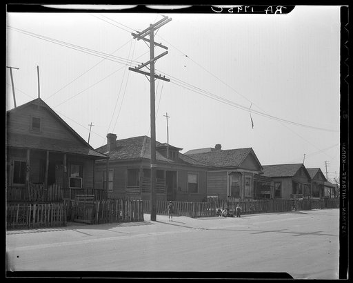 Untitled photo, possibly related to: Housing. Los Angeles. Within five minutes walk of City Hall. Rent eight dollars to twelve dollars monthly