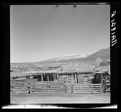 Untitled photo, possibly related to: Corrals at the Taos Pueblo, New Mexico