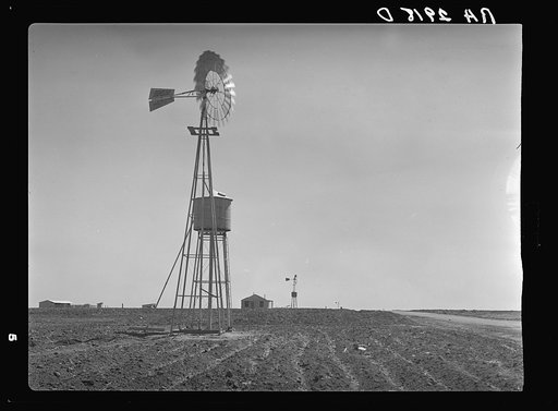 Untitled photo, possibly related to: Ropesville Farms, Texas, April 1936. United States Resettlement Administration rural rehabilitation project. One of the thirty-three homestead units