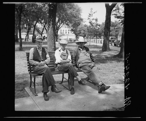 Untitled photo, possibly related to: Cherokee County farmer. Kansas