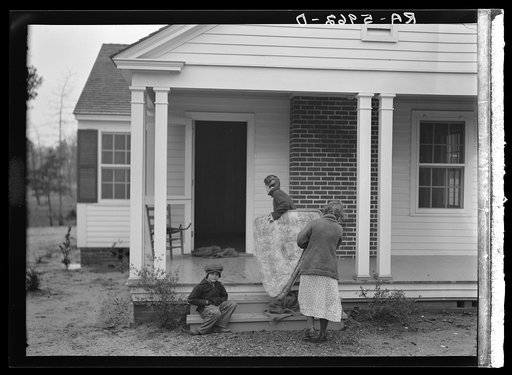 Untitled photo, possibly related to: The Eargle family moving into their new house at Gardendale, Alabama