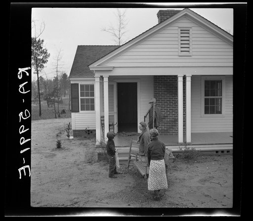 Untitled photo, possibly related to: The Eargle family moving into their new home at Gardendale Homesteads, Alabama