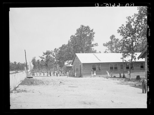 Untitled photo, possibly related to: Schoolhouse and school scene at the Skyline Farms near Scottsboro, Alabama