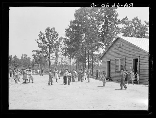 Untitled photo, possibly related to: Schoolhouse and school scene at the Skyline Farms near Scottsboro, Alabama