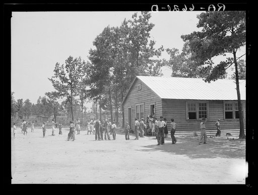 Untitled photo, possibly related to: Schoolhouse and school scene at the Skyline Farms near Scottsboro, Alabama