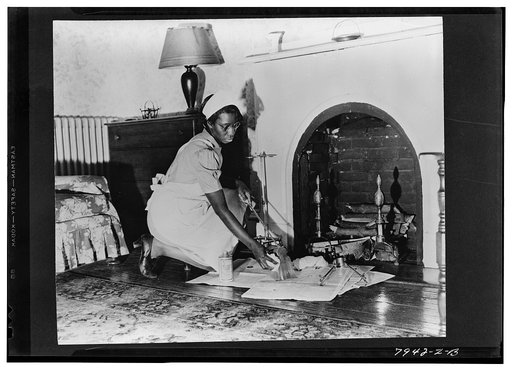 A Negro maid