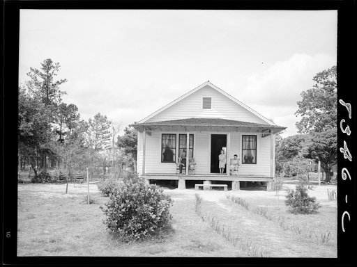 Home of rehabilitation client. Beaufort County, North Carolina