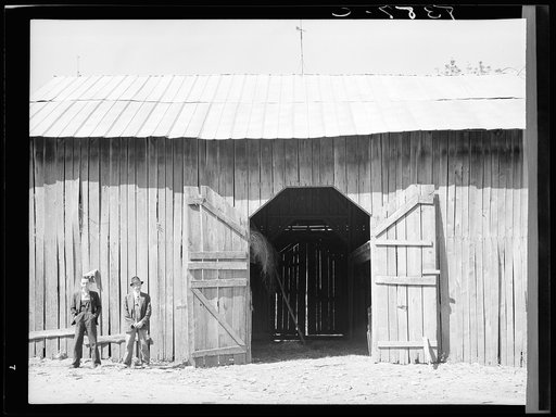 Untitled photo, possibly related to: Barn. Guilford County, North Carolina