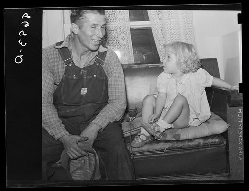 Untitled photo, possibly related to: Shawnee County, Kansas. Family of a Kansas tenant farmer